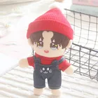 20 см детская Кукла Плюшевая Кукла Одежда вязаная шапка свитер век мягкие игрушки куклы аксессуары для корейских кукол Kpop EXO Idol