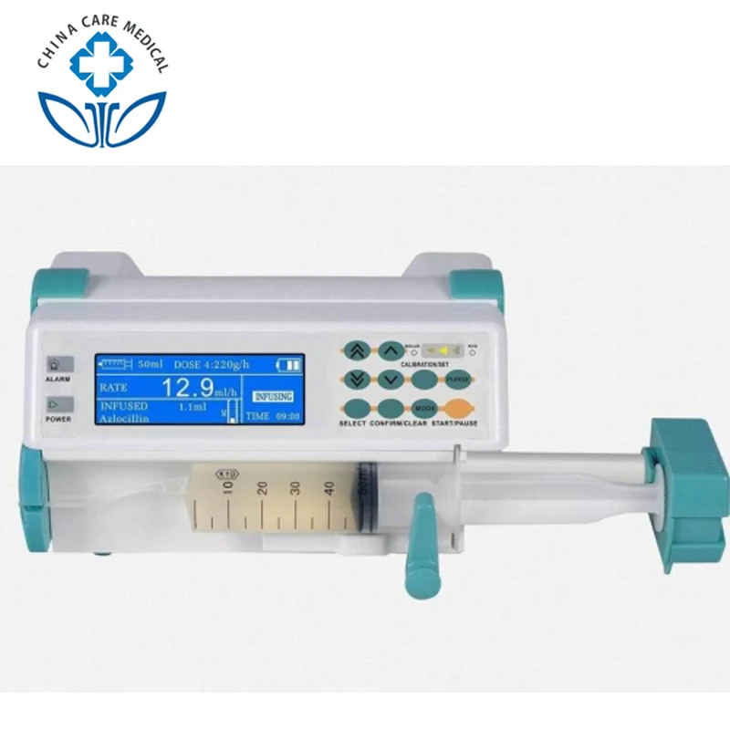 

Syringe Pump with drug library