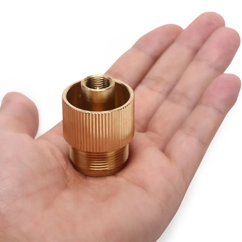 Camp газовая плита Adapter1 &quot 20 UNF конвертер Lindal клапан канистра to7/16&quot 28UNF зеленый
