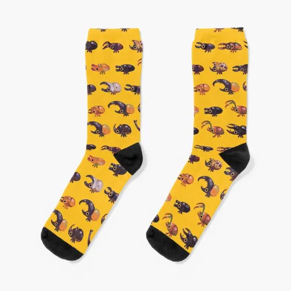 

Rhino And Stag Crew Socks Knee High Mens Best Women Ankle Black