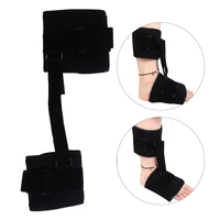 foot drop ankle orthotic brace fixing strap splint fracture sprain injury support wrap black breathable relieve can wear shoes