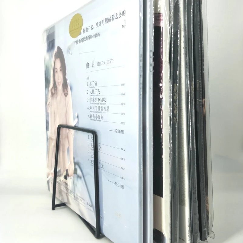 

Iron Record Rack Rectangular Rack Magazine Rack Desk Record Storage Organizer