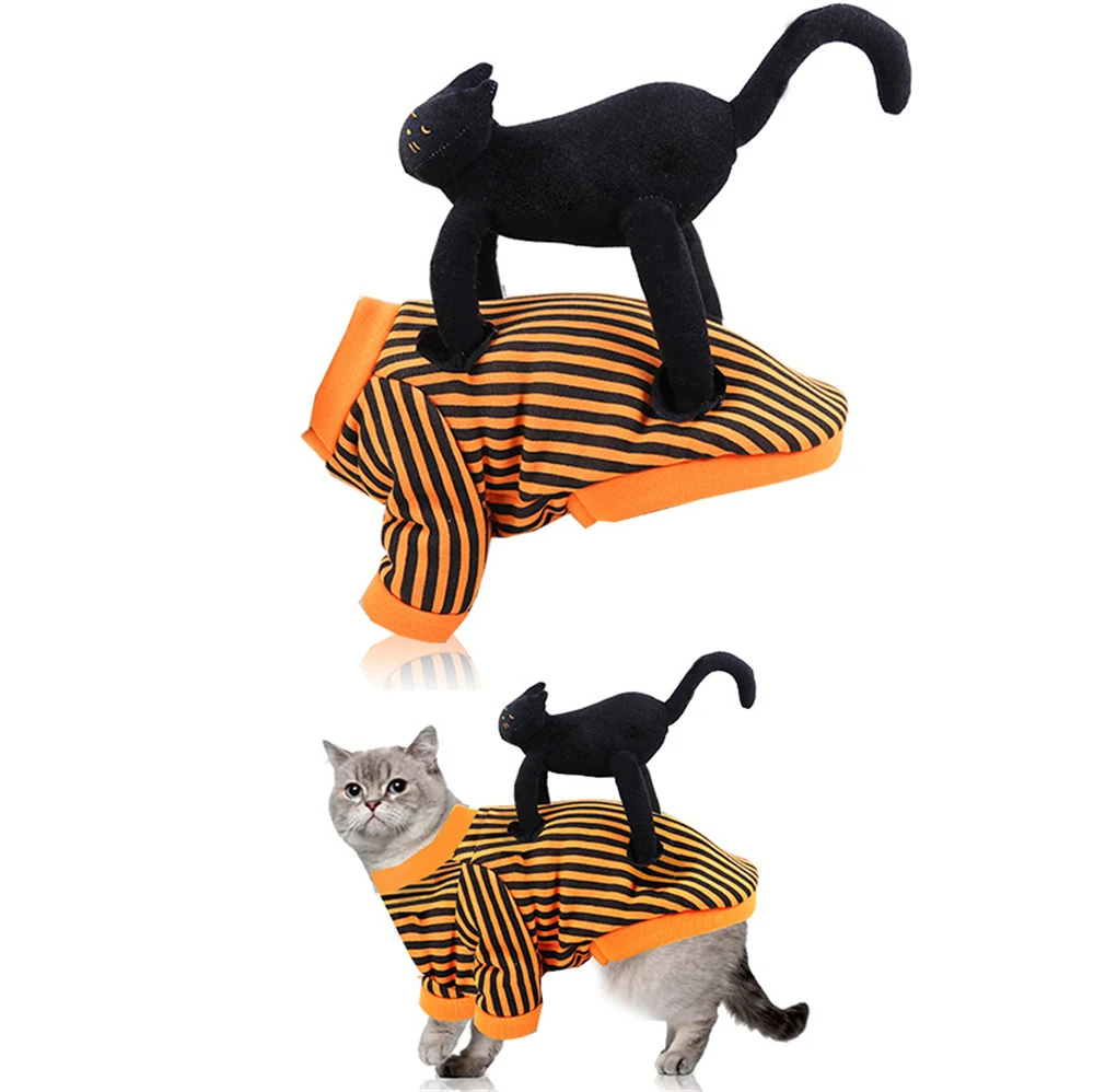 Милая Толстовка для собак на Хэллоуин крылья летучей мыши кошка котенок