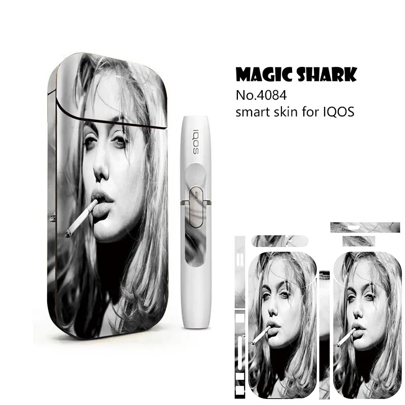 Модная наклейка на чехол с изображением ангела Юлии розы и ягоды для IQOS 2 4 Plus p