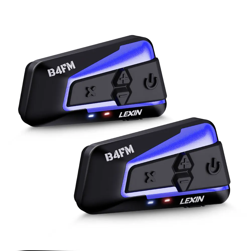 Lexin 2 шт. B4FM PRO Bluetooth5.0 мотоциклетный шлем домофон гарнитуры тип c 10 всадников