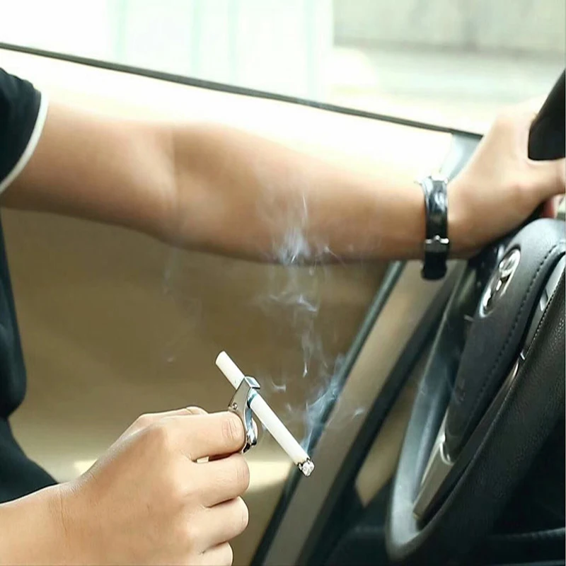 Креативная металлическая застежка-Кольцо из цинкового сплава для сигарет с