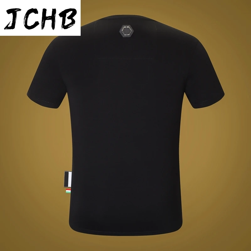 

Men SKULL PP Hip Hop Street Top T-shirt Male Round Neck Short Sleeve Maglietta da uomo Camiseta para hombre