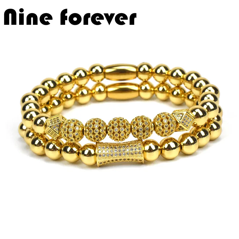 Браслет с подвесками в виде шариков для мужчин и женщин|Плетеные браслеты| |