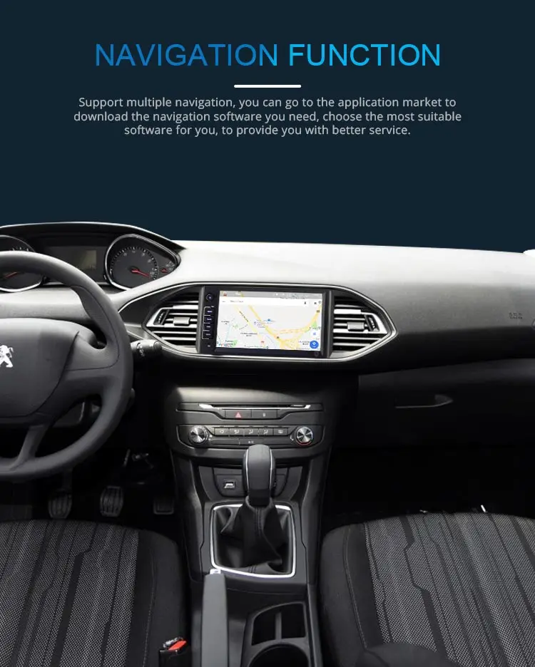 JDASTON Android 9,0 автомобильный dvd-плеер для peugeot 308/308s 2013 wifi Мультимедиа gps Навигация стерео Автомагнитола