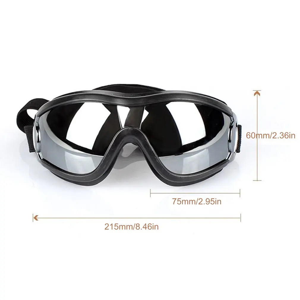 

big dog glasses Pet Goggles Dog Supplies Transparent Dog Glasses Waterproof sunscreen and UV protection Windproof Goggles