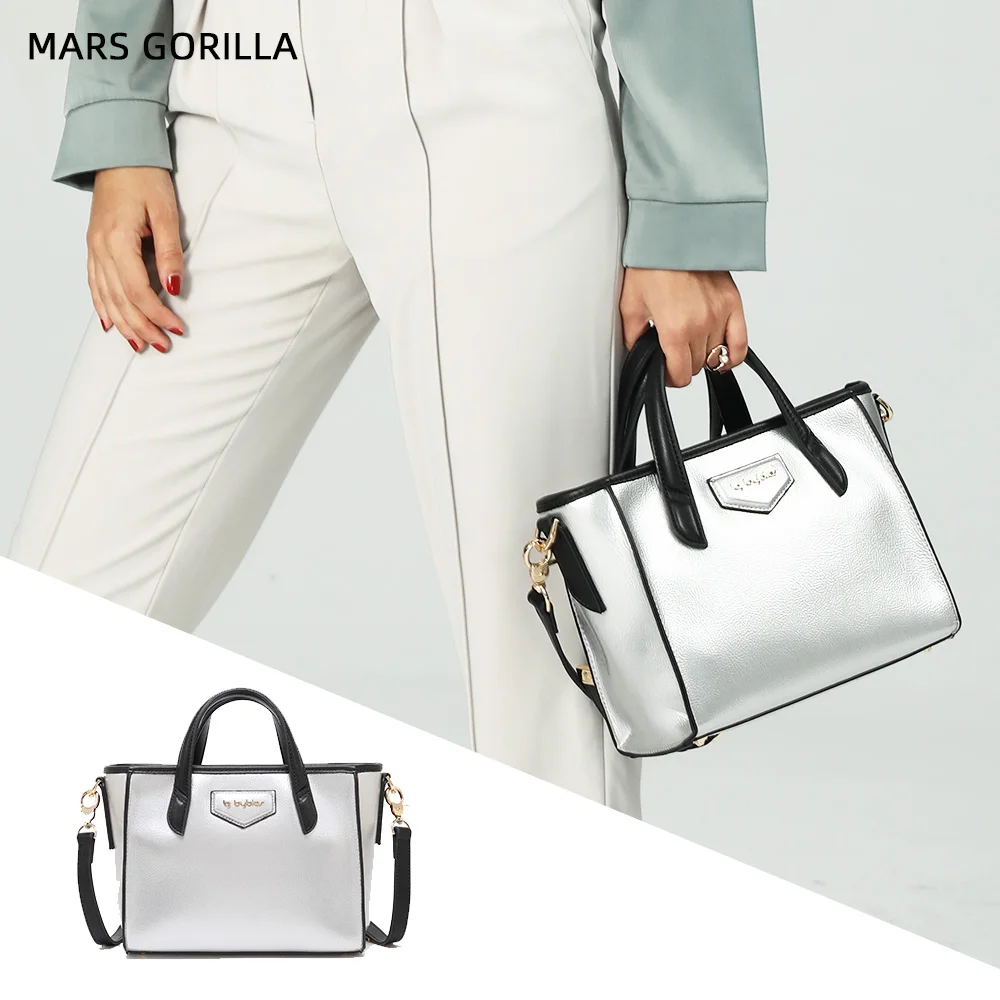 Женская сумка через плечо маленькая в оправе Saffiano повседневная тоут из