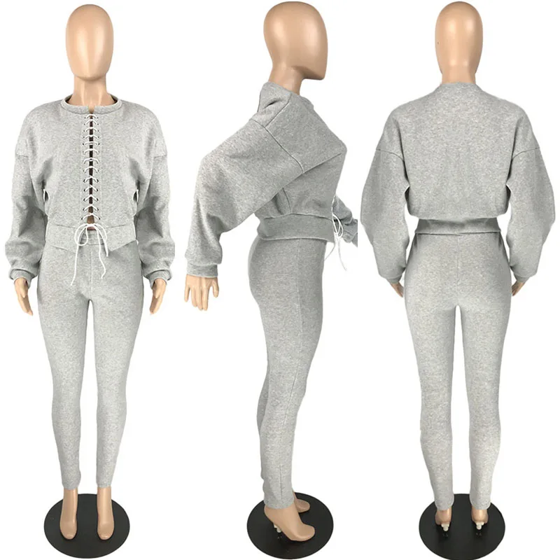 

Casual Tracksuit Women 2 Piece Set Fall Sportwear Joggers Women Set Suits Sweatsuit Top Pants Two Piece Winter Outfits for Women