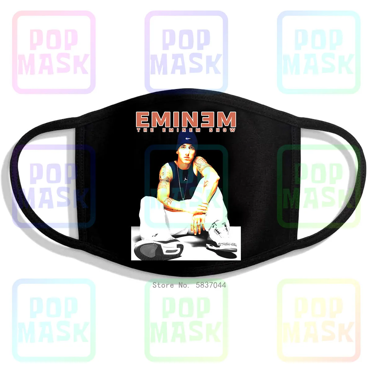 The Eminem Show Album Petite Music Rap Hip Hop Printing Washable Breathable Reusable Cotton Mouth Mask | Аксессуары для одежды