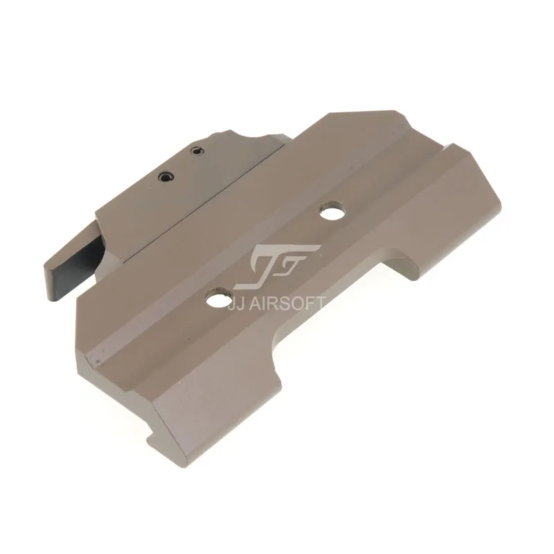 JJ Airsoft AC12033 Quick Release / QD Mount for ACOG 4x32 Scope Red Dot (Black/Tan) | Mounts & Accessories