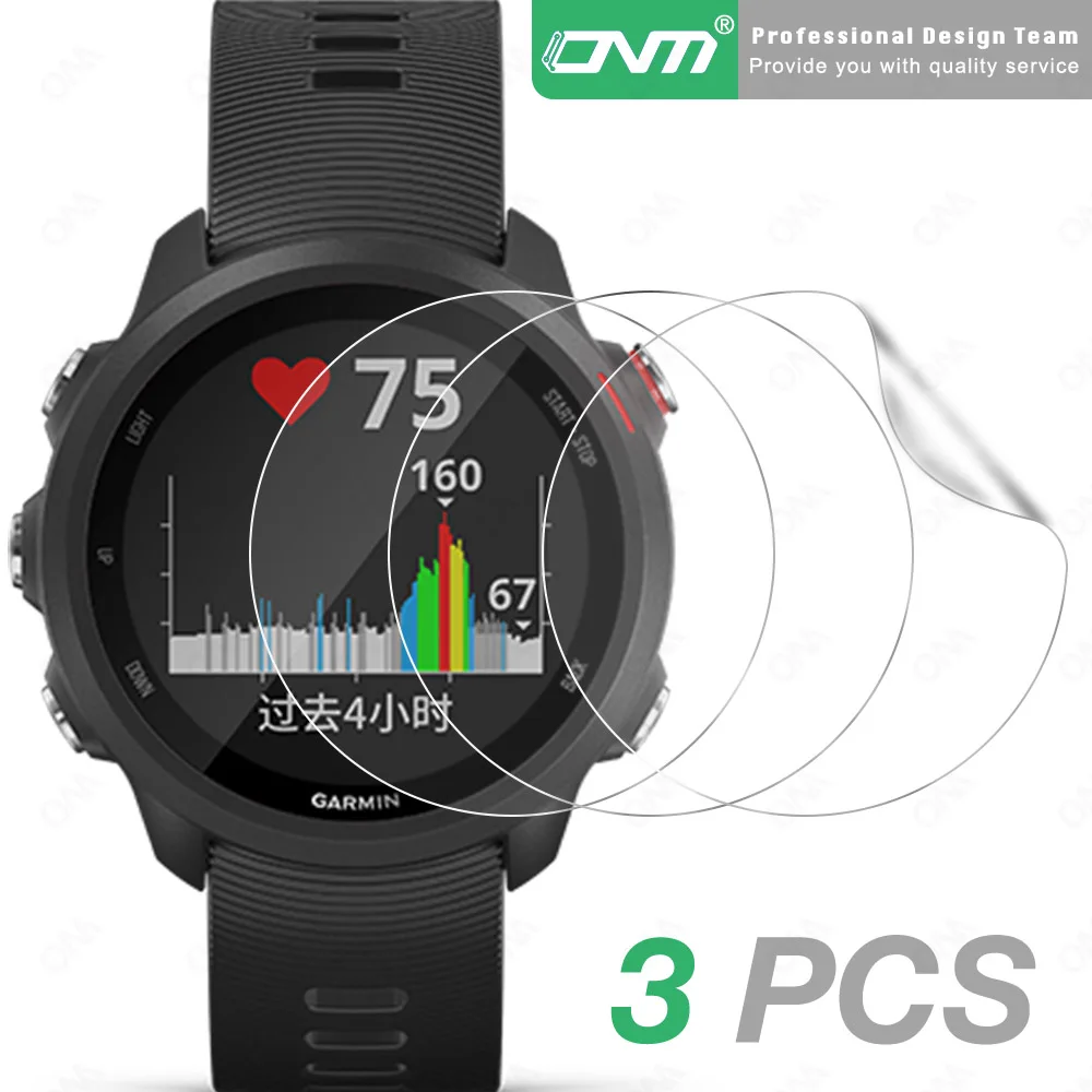 Защитный чехол + Защитная пленка для Garmin Forerunner 45 45S 245 245M 55 158 Swim 2 Vivoactive 3 Music Cover с