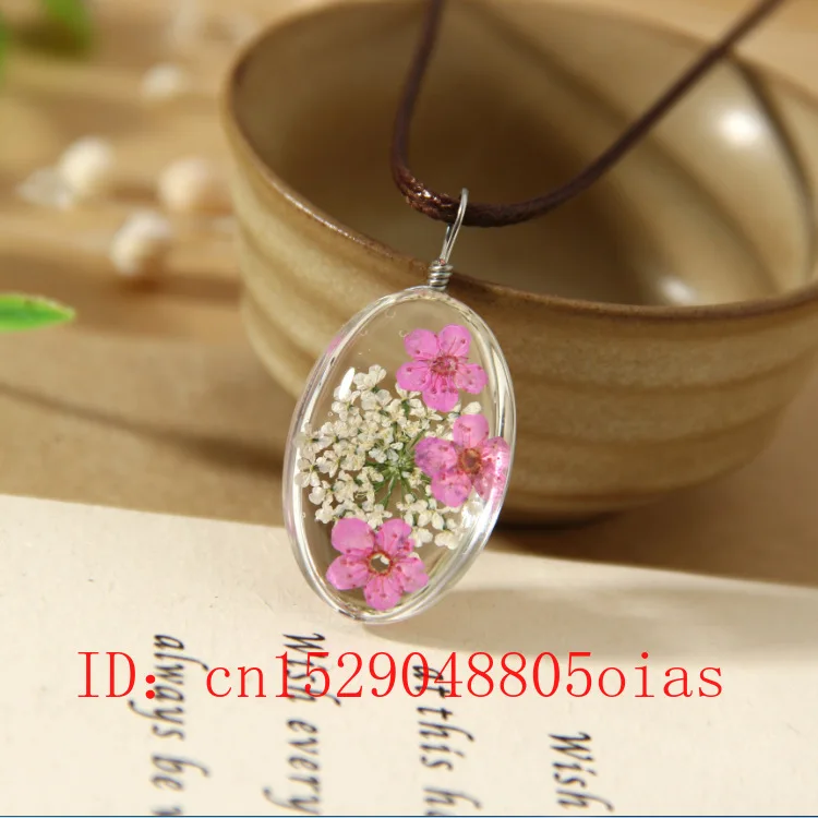 Подвеска из натурального белого хрустального камня многоцветный вечный цветок