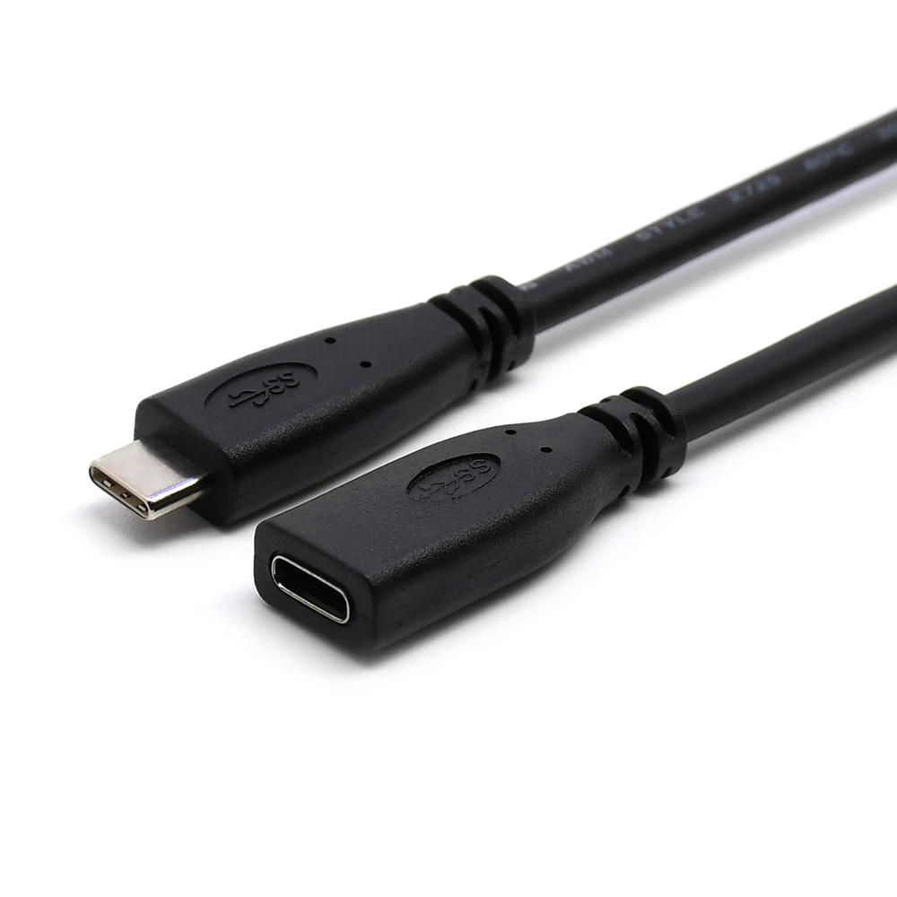 

50cm 100cm 200cm USB C Extension cable USB3.1 Type c male to female extension cable for Macbook laptop