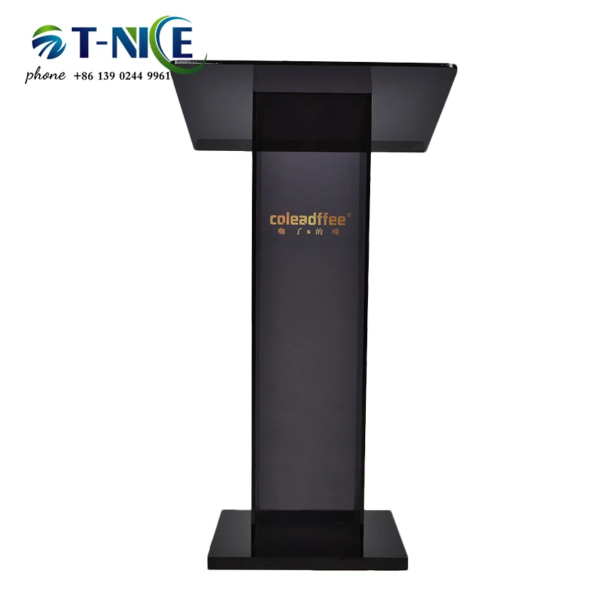 

Acrylic Plexiglass Pulpit Organic Glass Speech Lectern Hotel Welcome Podium Reception Table Host Emcee's Desk Receiving Platform