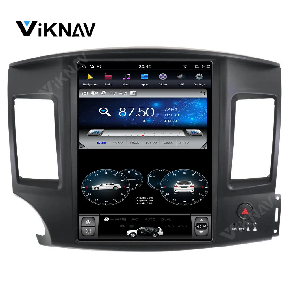 Для Mitsubishi Lancer EVO 2007 2016 Android автомобильный радиоприемник с навигацией GPS DVD