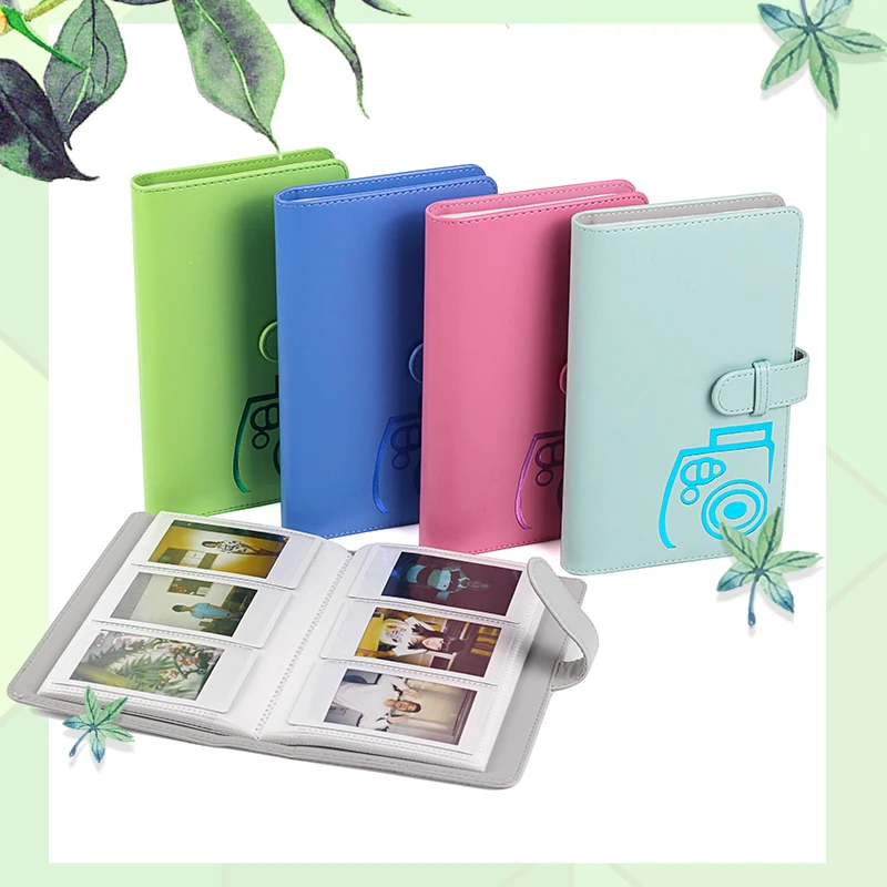 Альбом для фотоаппаратов Instax Mini фотоальбом камер Fujifilm 8/9/7s/7C/25/70/90 96 карманов 3