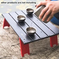 portable outdoor aluminum alloy table furniture foldable folding camping hiking desk traveling outdoor picnic table furniture