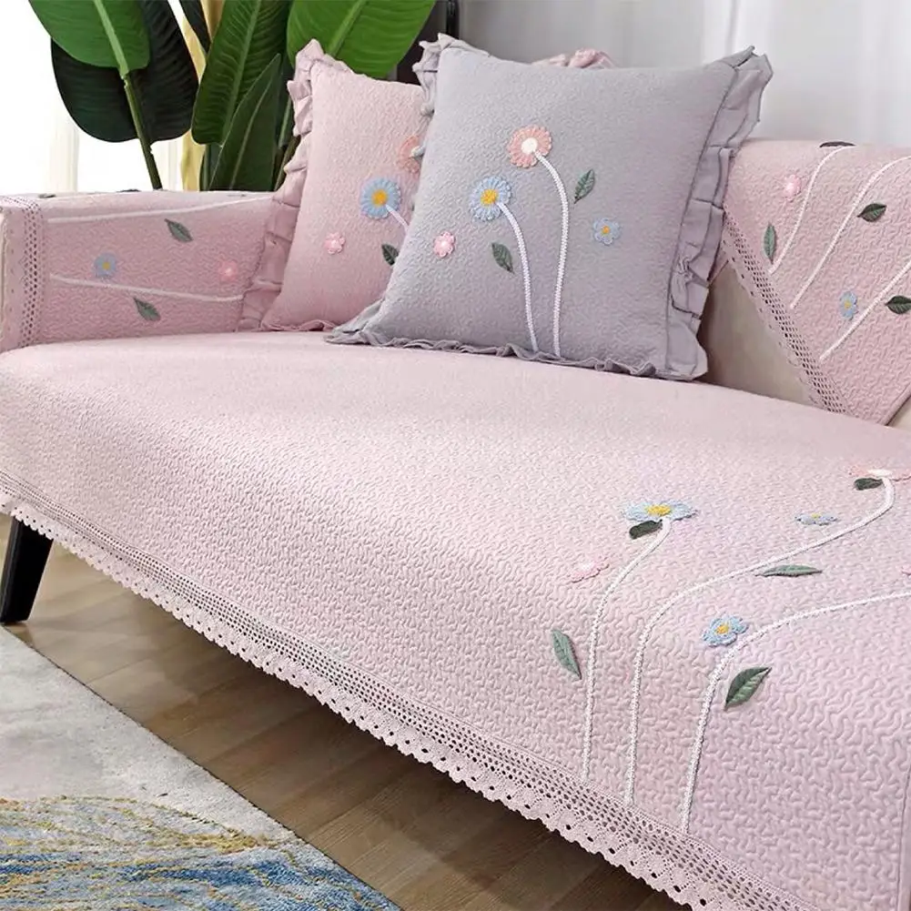 

Universal Sofa Cushion Seat Cushion Washable Korean Style Fabric Sofa Cushion Sofa Towel Non-slip Seat Cover