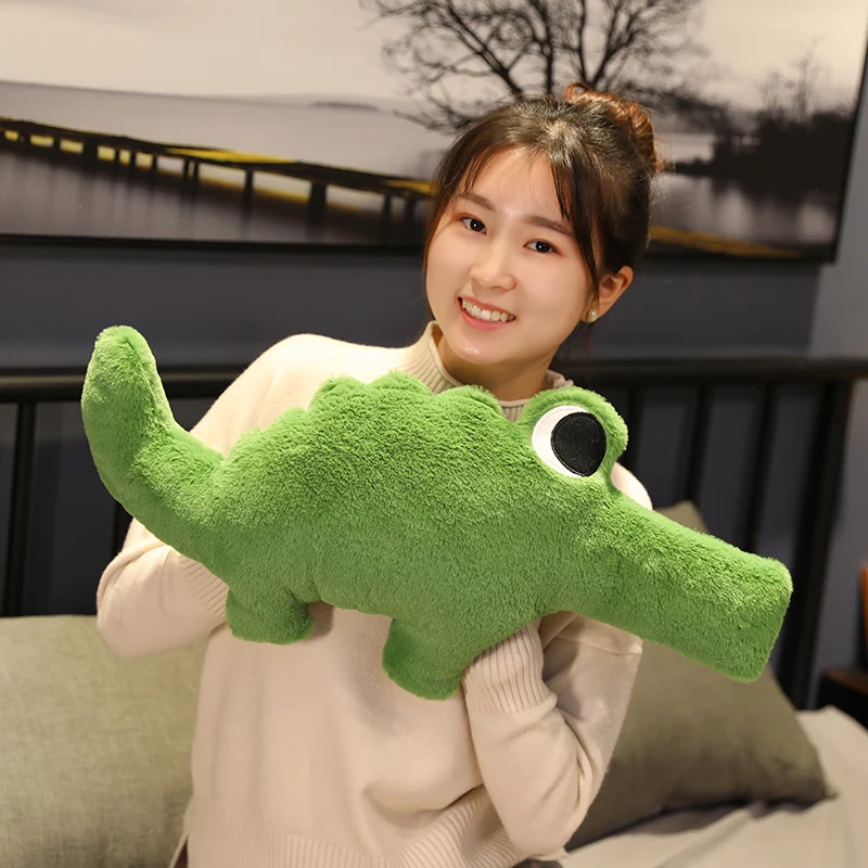 Мягкая игрушка Nice Elephant Whale Crocodile Deer Rhinoceros Soft Stuffed Toys Cute Warmly Hand Plush Toy Cartoon Pillow Cushion For Kids Gift.