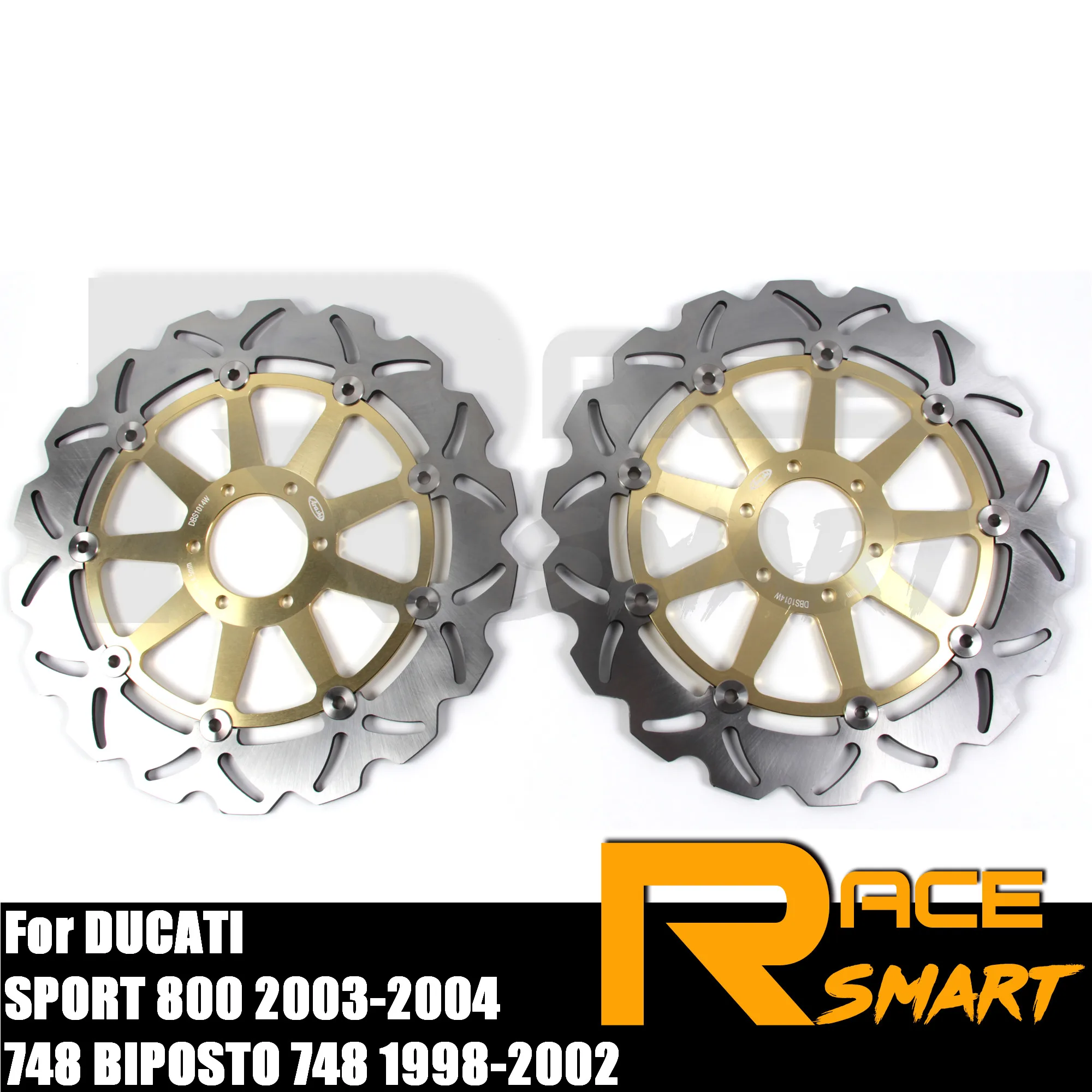 

Передние тормозные диски для мотоцикла DUCATI 748 SP 748 1995 - 1997 с ЧПУ, 1 пара, диски, роторы 748 SPS 748 1998 - 1999 748-SP 1995 1996