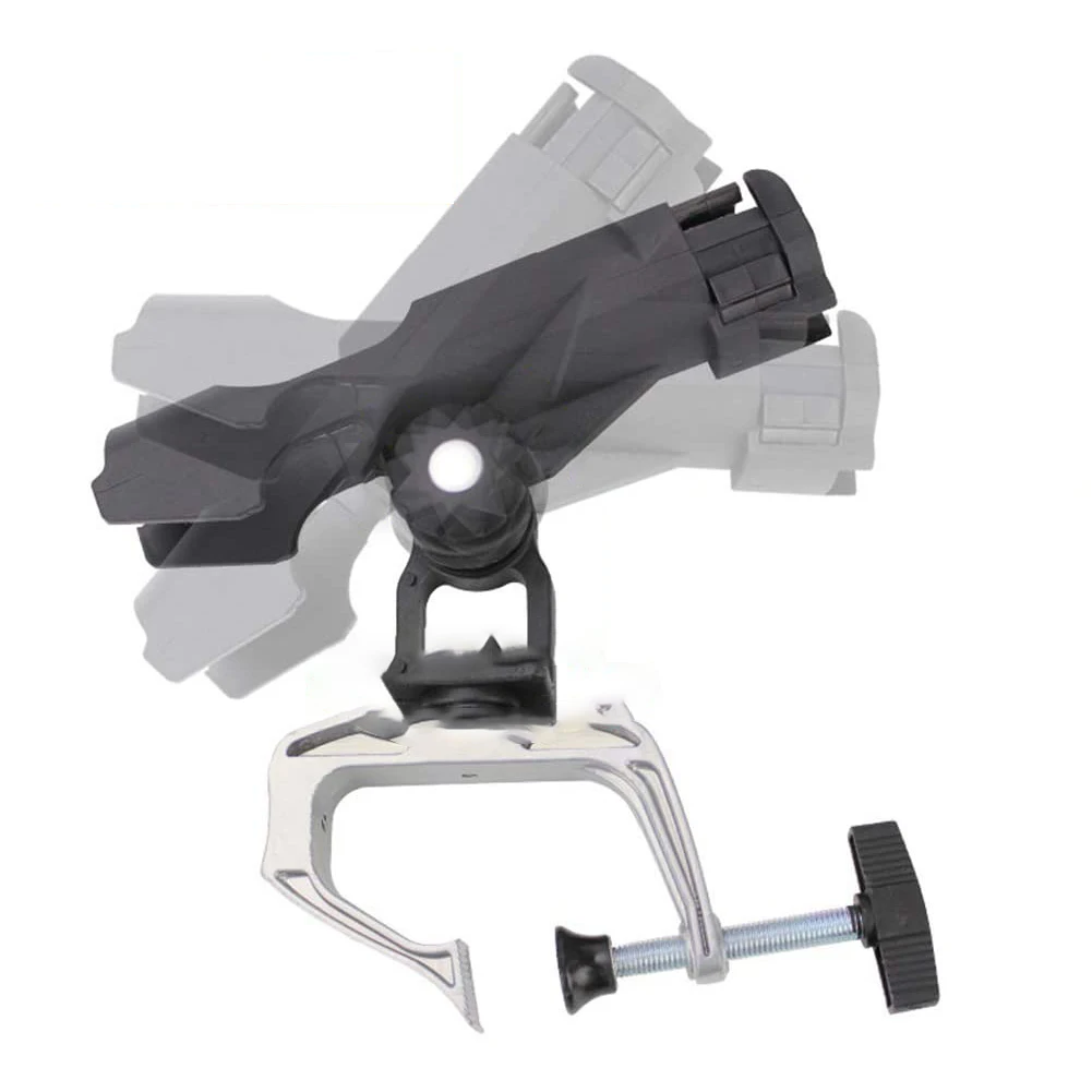 

Fishing Rod Holder Rotatable Sides Clamp Pole Holder Fishing Equipment Accerssories Fishing Rod Holder Winter Fishing Tackle