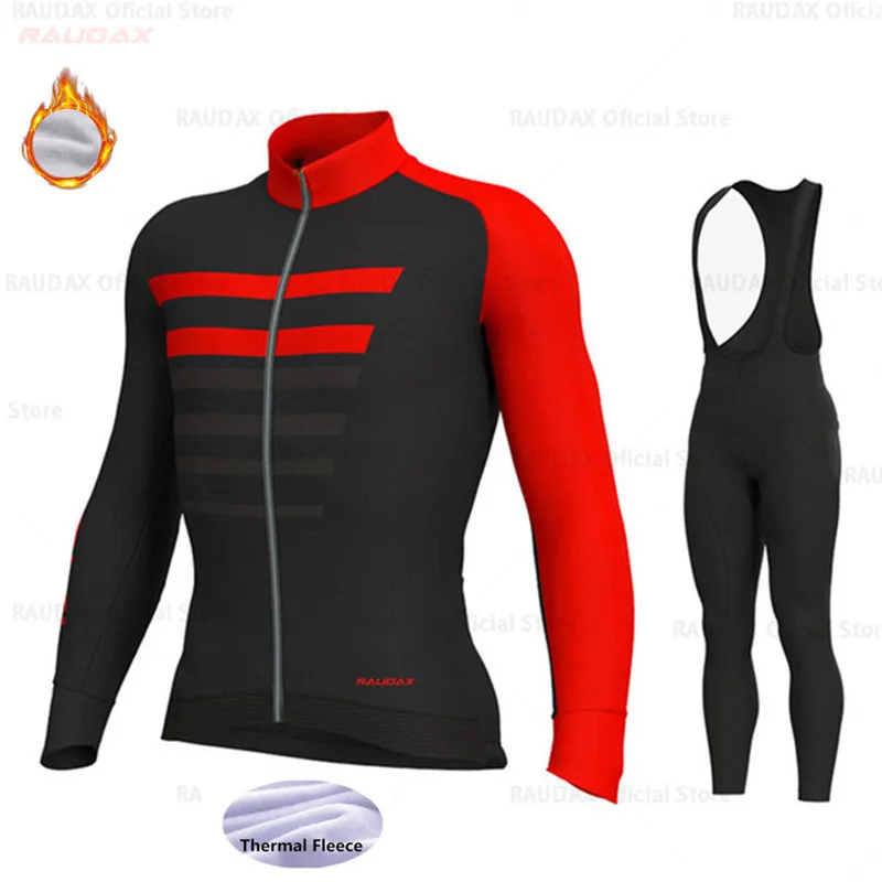 Pro Team зимний теплый флисовый мужской костюм из джерси с длинными рукавами одежда для велоспорта для прогулок верховой езды на велосипеде MTB Одежда комбинезон комплект