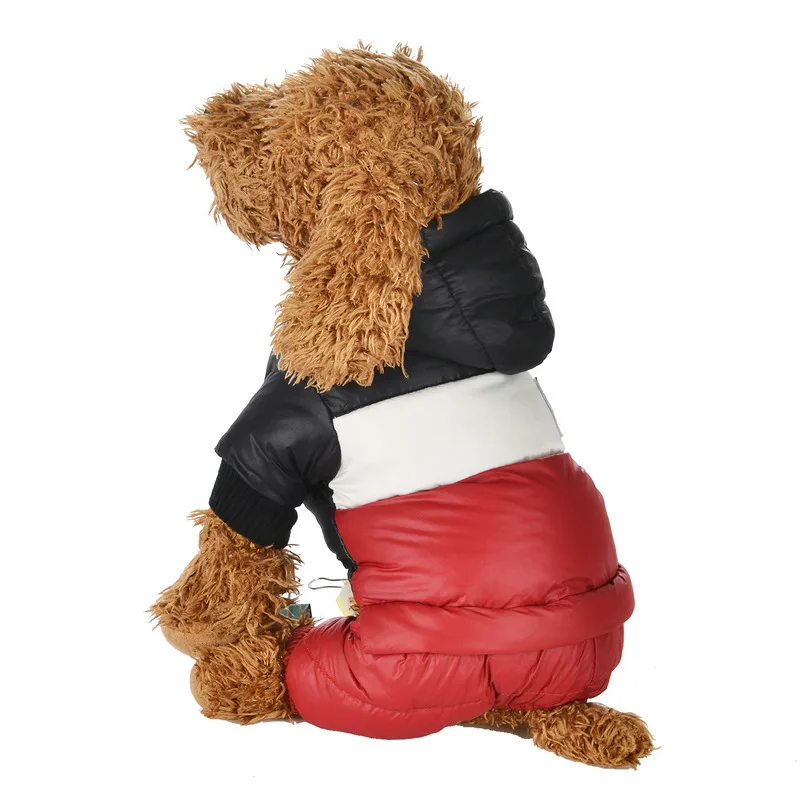 Winter Dog Clothes Thicken Warm Coat Jacket For Small Dogs Waterproof Chihuahua Yorkie Clothing Overalls Pet Jumpsuits Hoodies