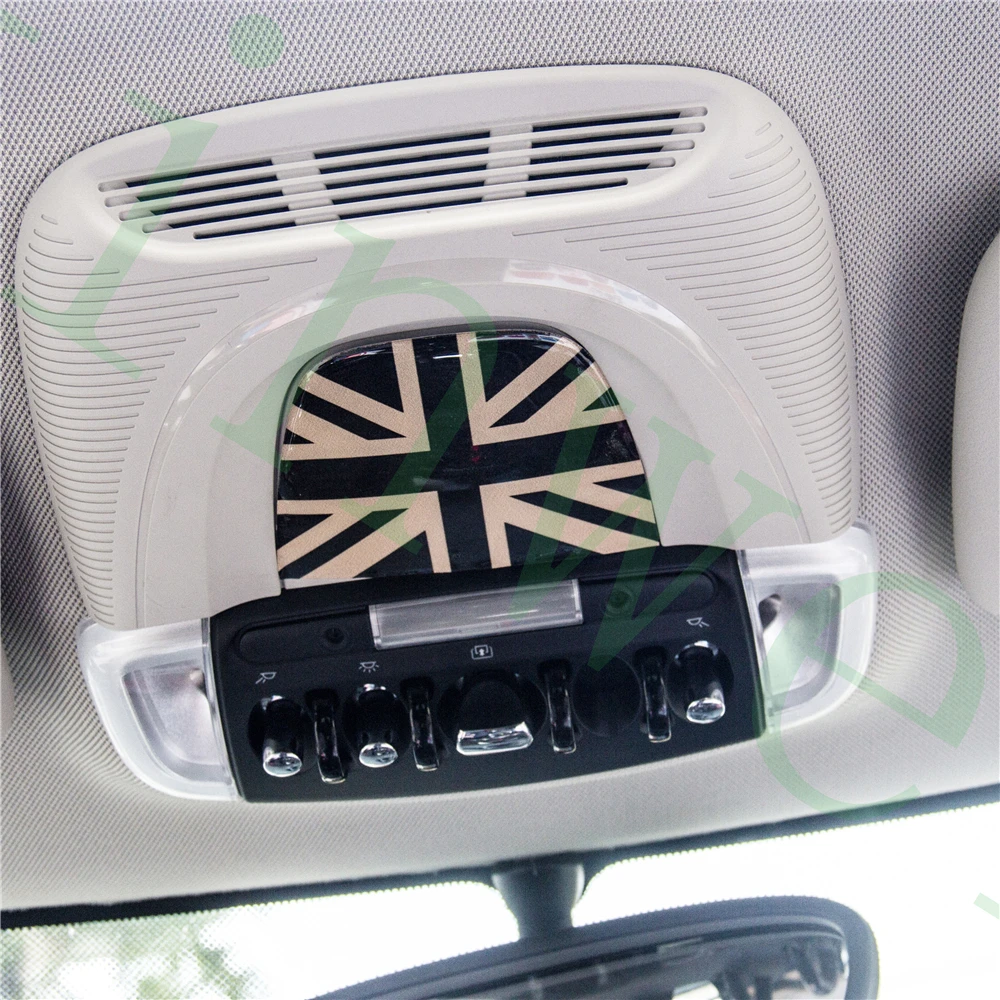 

Read Lamp Light Cover Trim Decal Stickers for Mini Cooper F54 F55 F56 F57 Car Decal Accessories Union Jack Interior Decoration