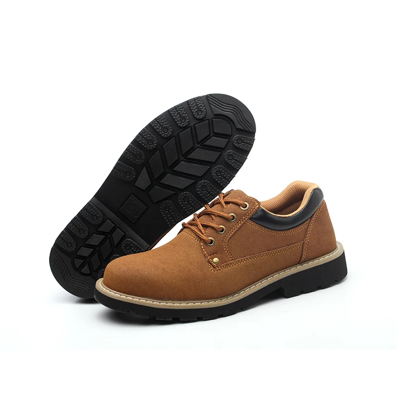 

Anti Puncture Safety Shoes Men's Boots Leather Steel Cap Mens Military Shoes Worker Protection Shoes for Workplace
