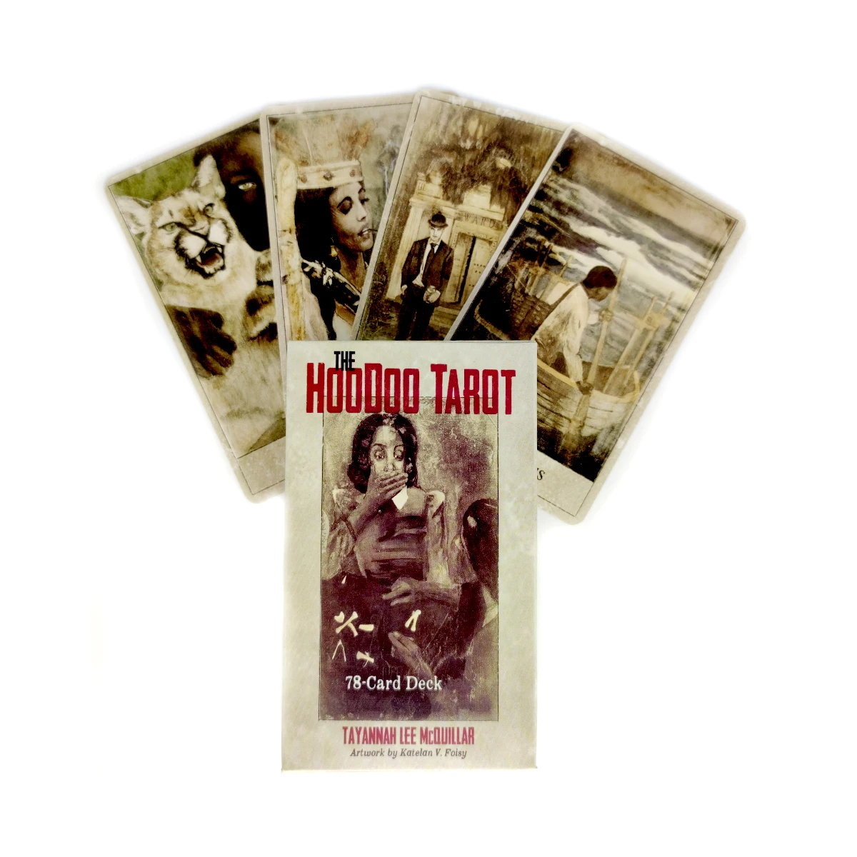 Juego de mesa Hoodoo Tarot, baraja de guía mística, entretenimiento de adivinación, admite venta al por mayor, 78 hojas/caja
