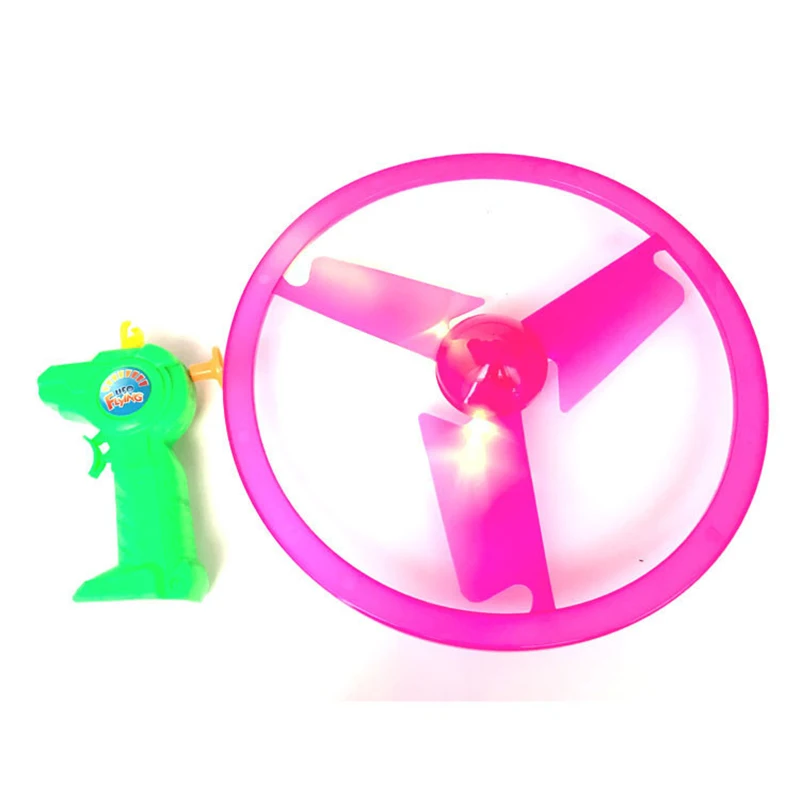 

Fun Rotating Flying Toy LED Light Processing Flash Flying Toy for Children Outdoor Play HUG