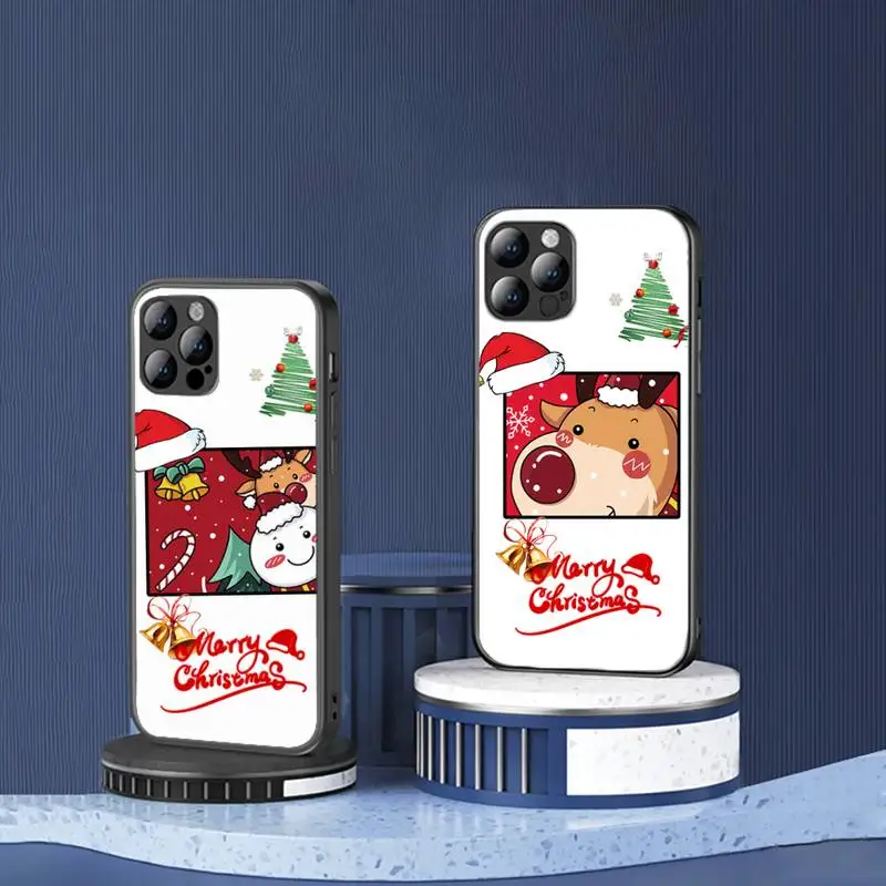 

Christmas Case for iphone 11 Phone Case for iPhone 13 7 8 11 12 Pro X XS XR Samsung A S Note 10 21S 71 Plus pro Max mobile bags