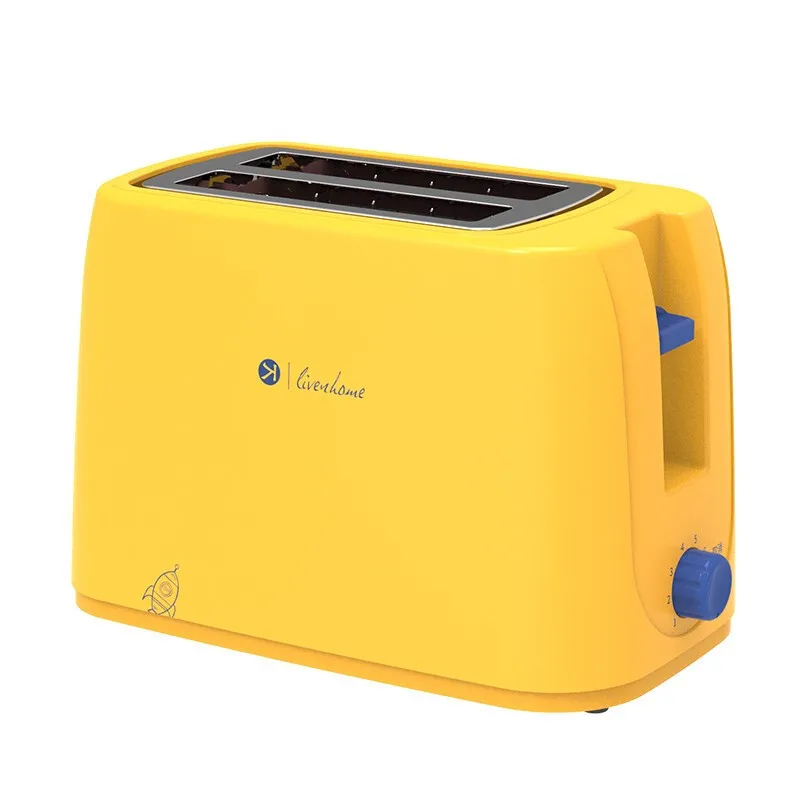 

Automatic Electric Toaster 2 Slices Slot Toast Baking Oven Grill Heater Mini Sandwich Breakfast Machine Bread Maker Yellow