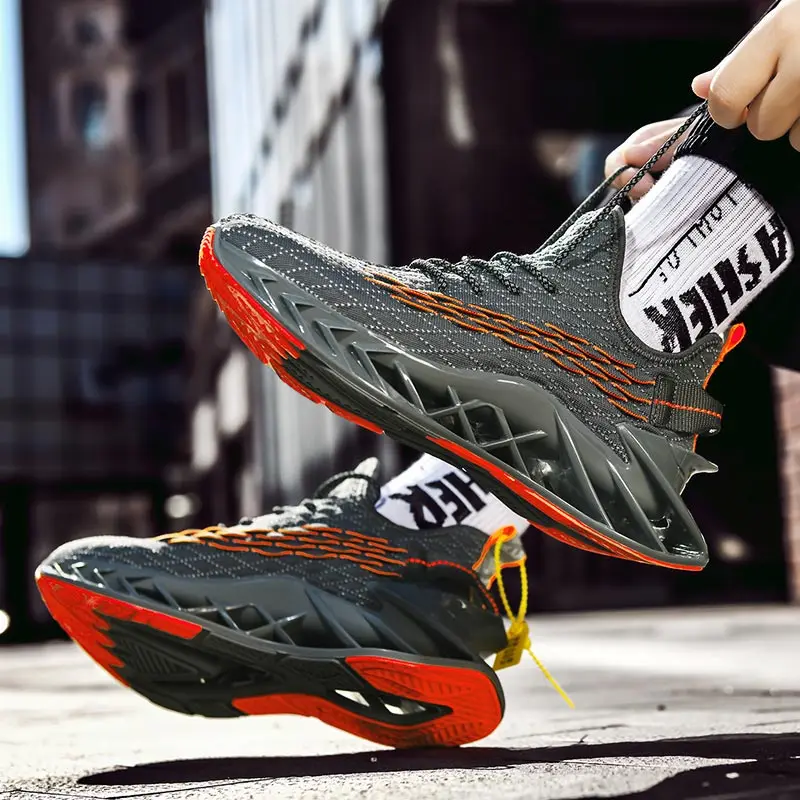 

Wholesale Sneakers Shoes Men Boty Man Sport Shoes Breath Men's Running Tennis Elastic Laces White Sports Shoes Baskets Tennis
