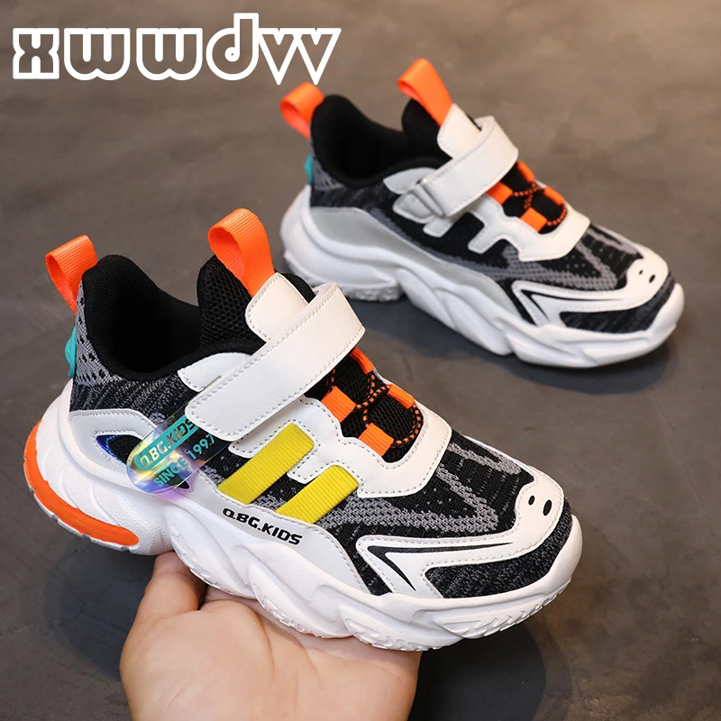 Детские кроссовки XWWDVV, размер 28-39, спортивная обувь для мальчиков и девочек на открытом воздухе, удобные легкие детские ботинки, товары для а...