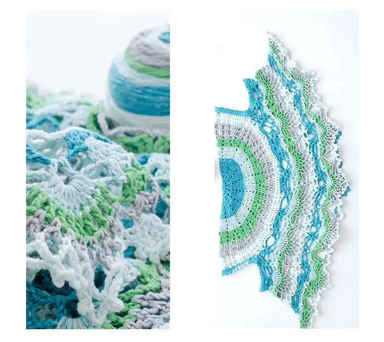 3 Шара * 50 г красящая хлопчатобумажная пряжа для ручного вязания шерстяная