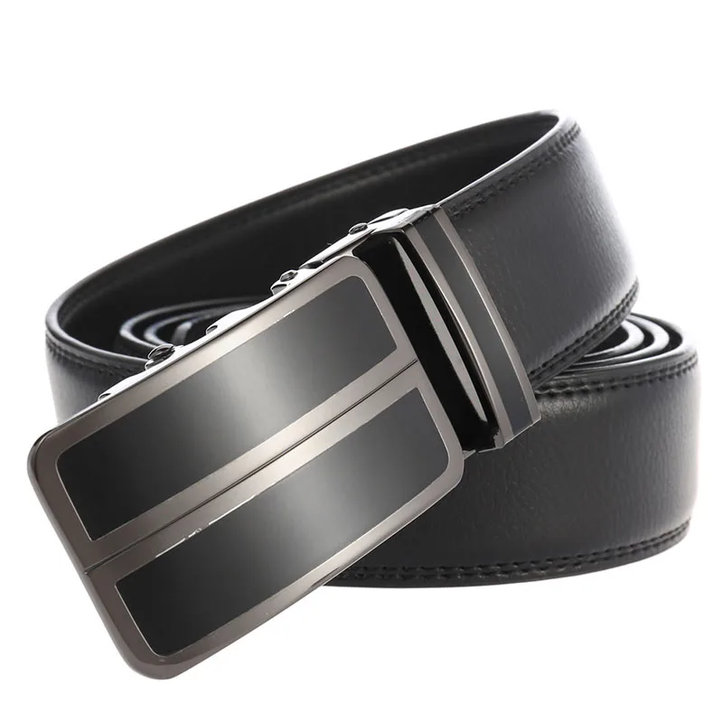 

High-End Leather Belt Fashion Young Men's New Trend Business Cowhide Belt Travel Office Versatile High-End Designer Trousers