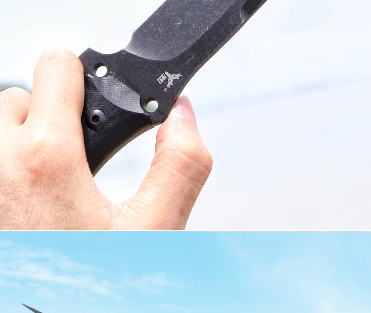 LENGREN открытый D2steel прямое лезвие G10Handle инструмент для выживания в природе тактические ножи для охоты североамериканский охотничий нож