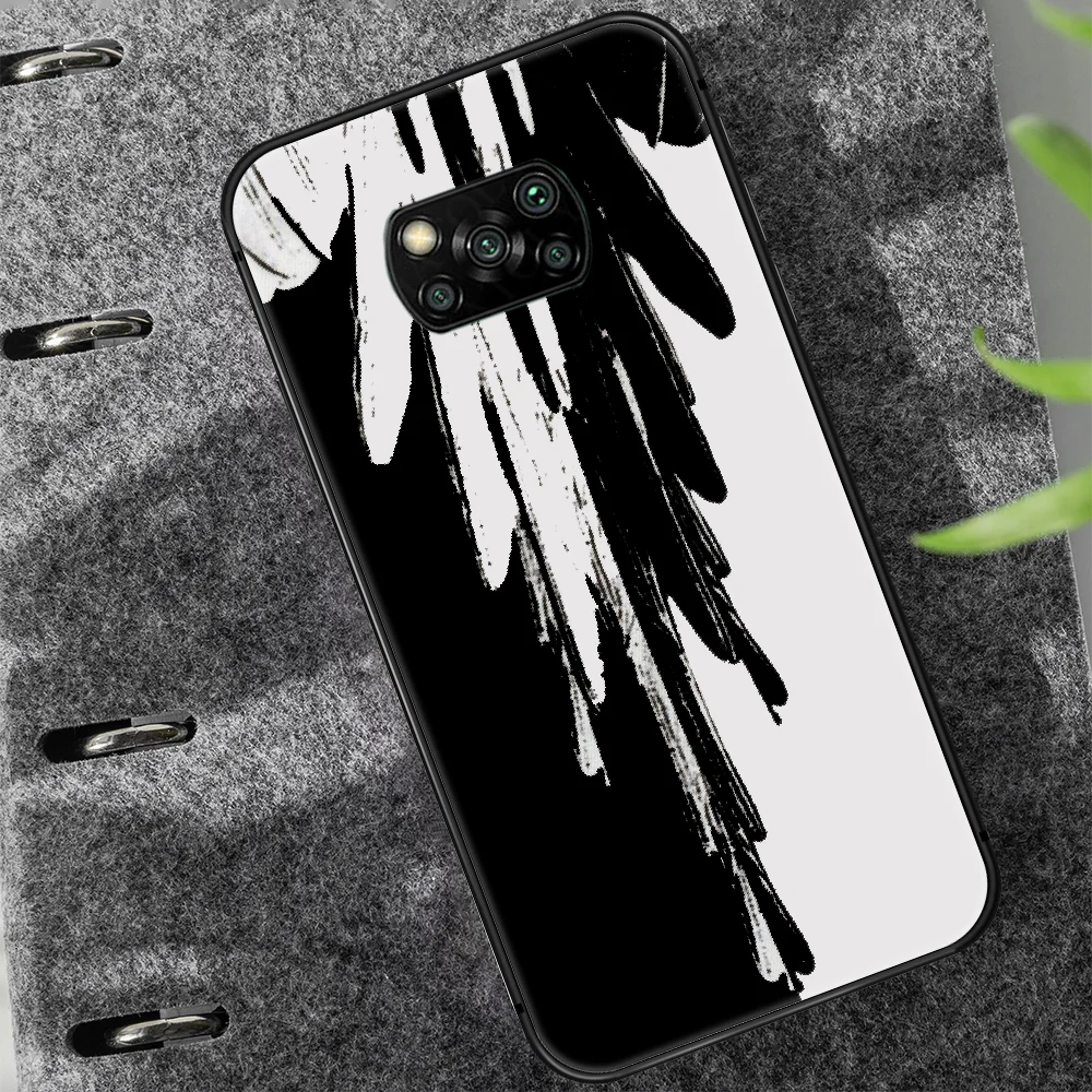 

Fashion luxury brand Marcelo Phone case Cover Hull For Xiaomi Mi A2 A3 8 9 9T Note 10 Se Lite Pro black Shell Luxury Cell