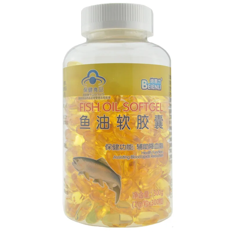 

Benli fish oil softgel 300 capsules buy 4 5 packs of mail adults in the elderly fish oil EPA-DHA softgel