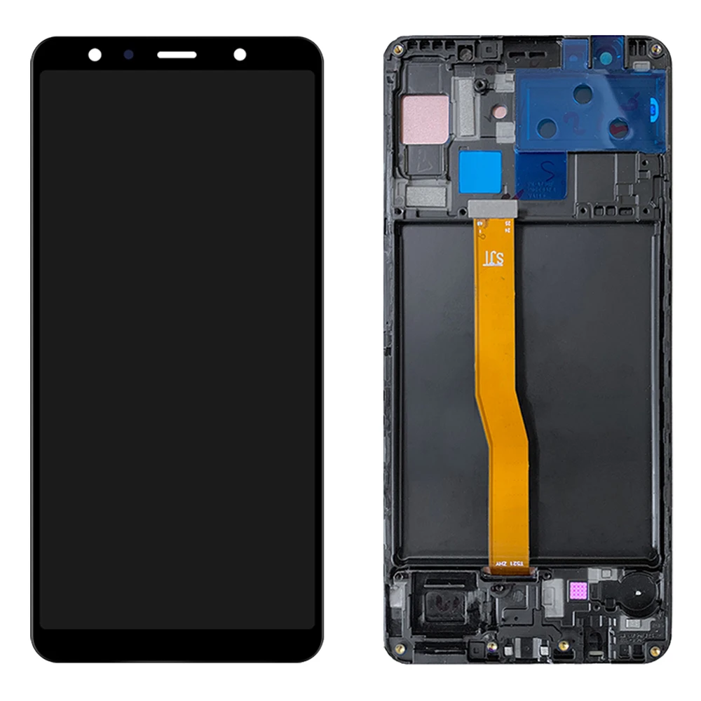 Высокое качество AAA для Samsung Galaxy A7 2018 ЖК A750 SM-A750F A750F ЖК-дисплей сенсорный экран с