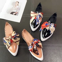 lace up loafers women genuine leather wedges height increasing pumps female pointed toe mary janes platform oxfords casual shoes