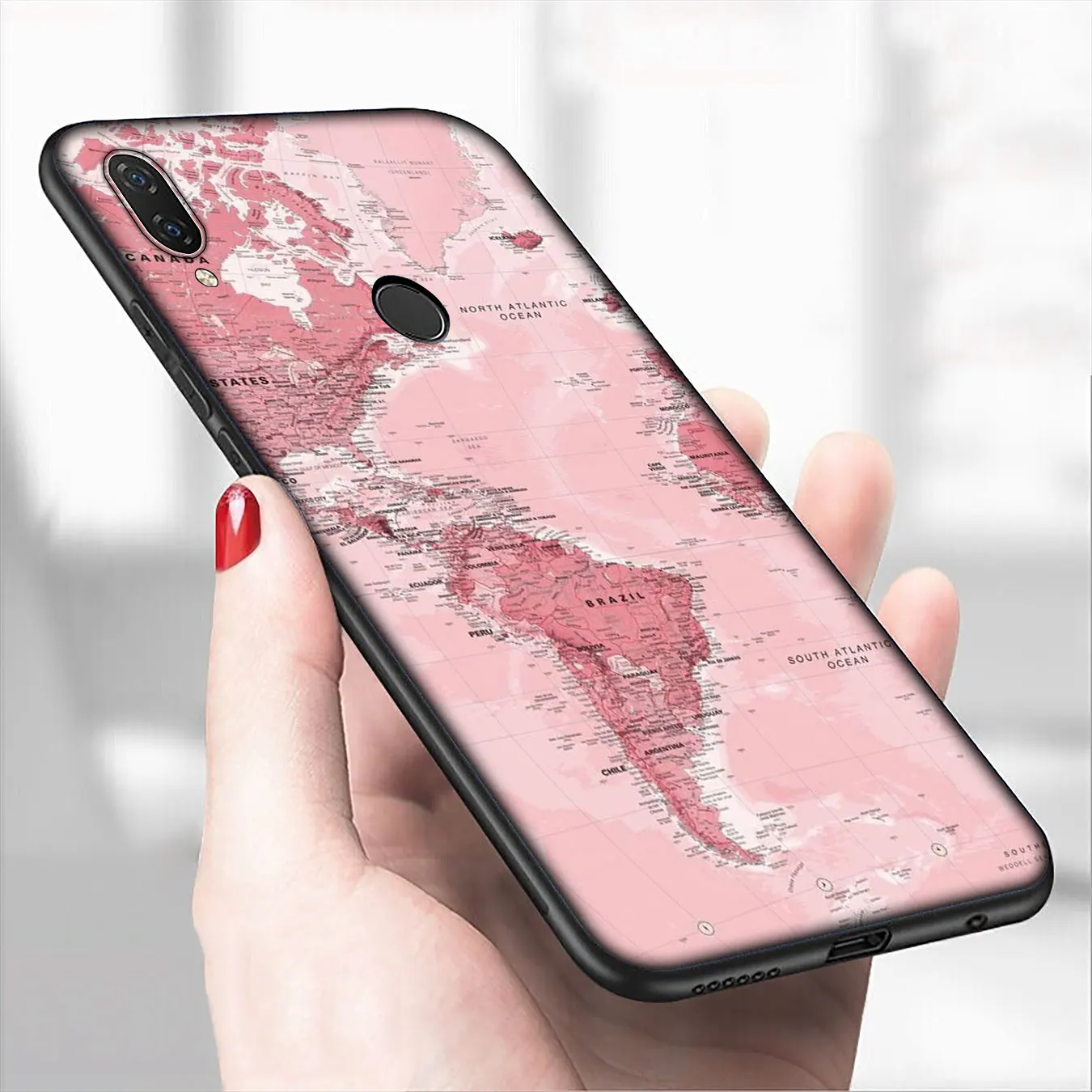 IYICAO карта мира план путешествий Мягкий силиконовый чехол для телефона Xiaomi Redmi 8A 7A
