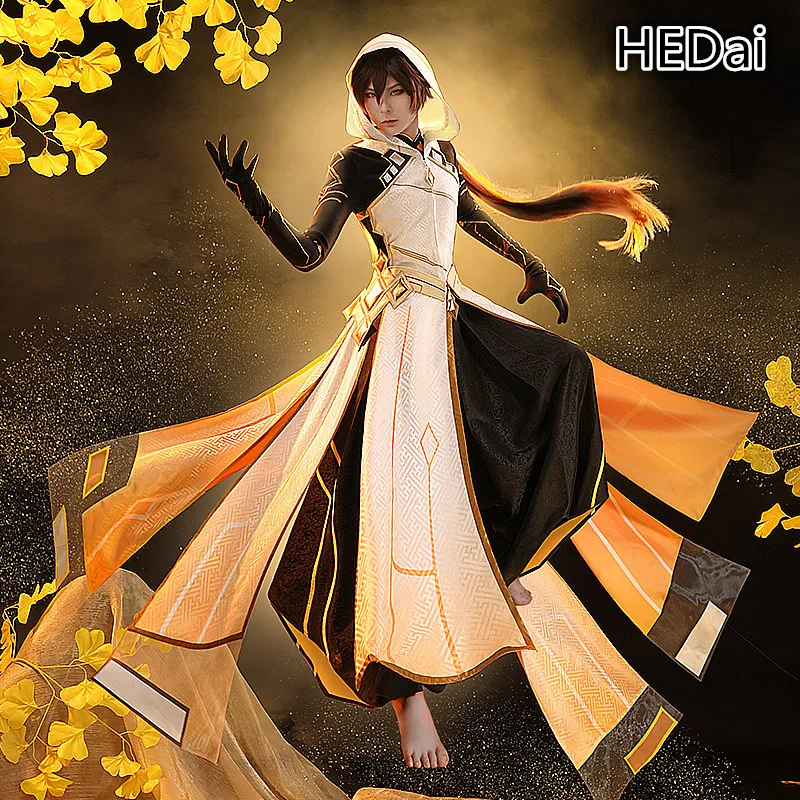 

Presale Game Genshin Impact Morax Zhongli Cosplay Costume Zhong Li Cosplay Outfits Costumes Halloween Clothes