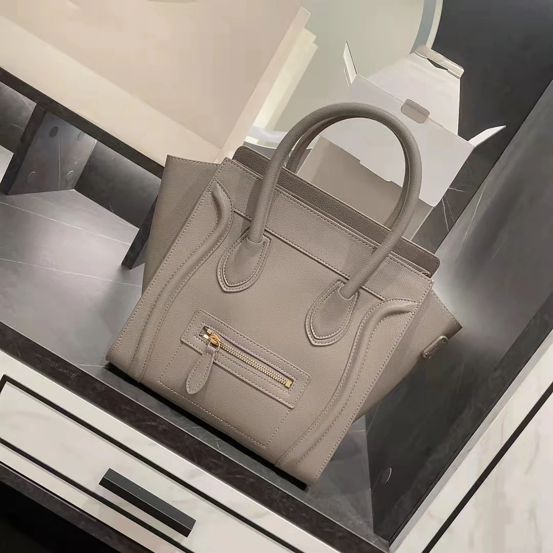 

Ladies Tote Bag Luxury Designer Classic New Product Cowhide Smile Bag Women's Handbag Shoulder Bag Shopping Bag All-match Fashio