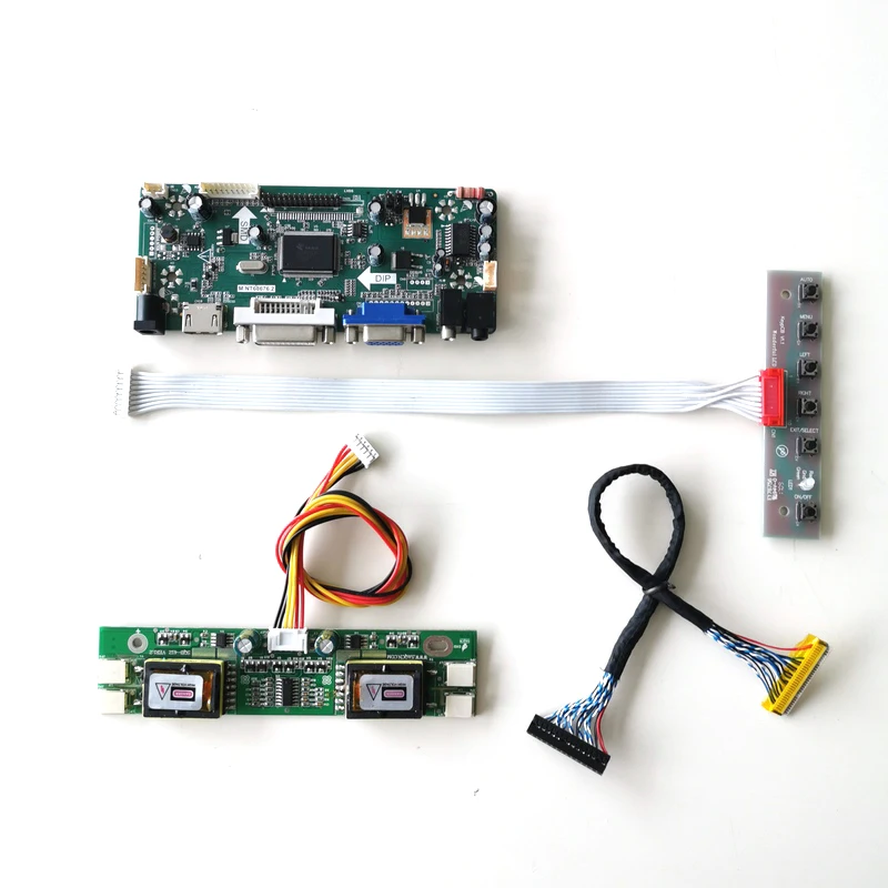 

For M190A1-L05/L06/L07 M.NT68676 Display Controller Drive Card VGA+DVI LVDS 30Pin CCFL 1440*900 19" LCD Monitor Panel Kit